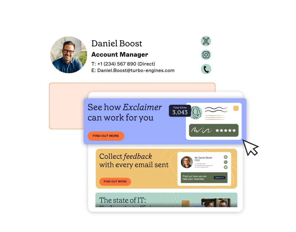 Beispiele für E-Mail-Signaturbanner