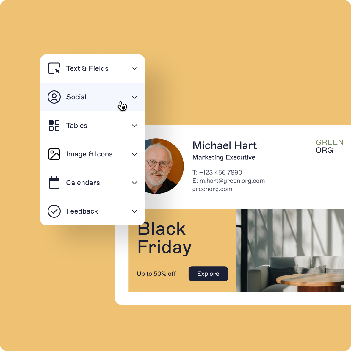 boost brand signature settings