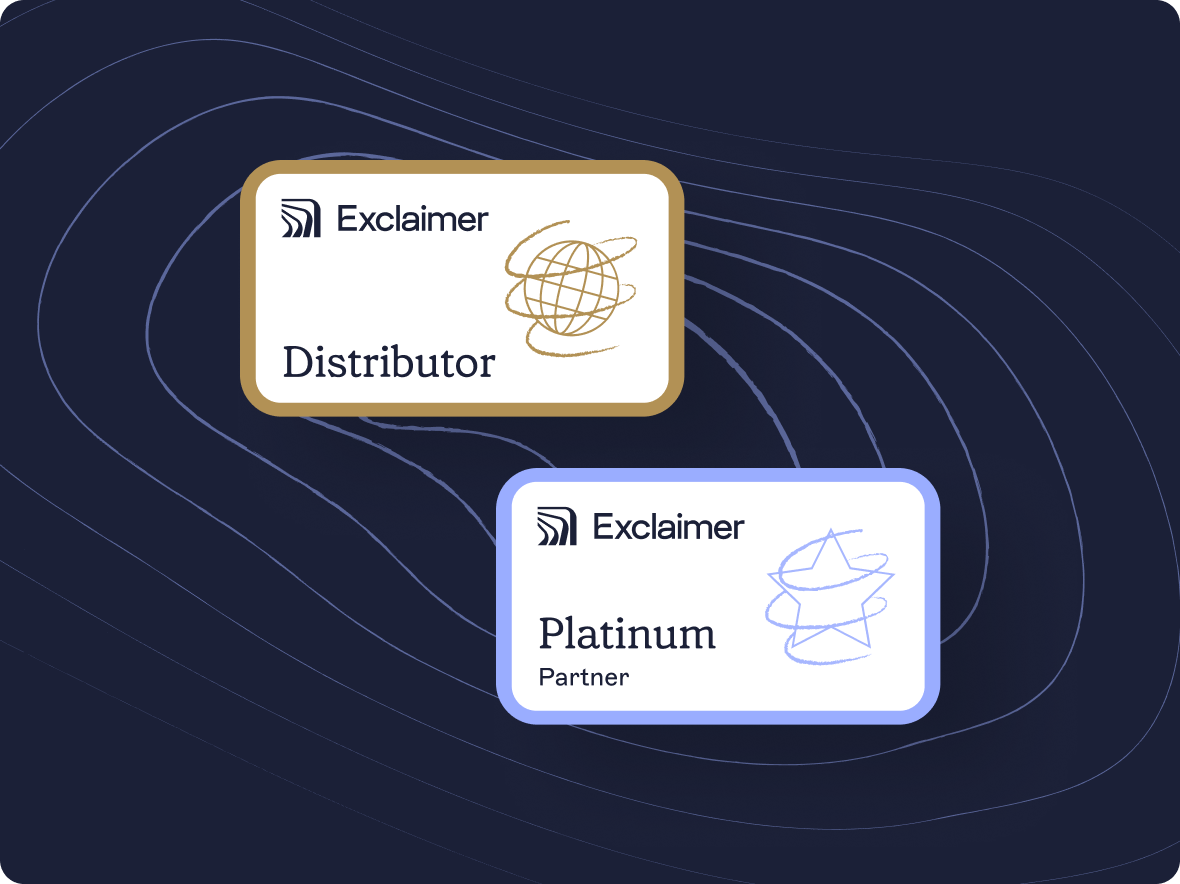 distributor and partner badges