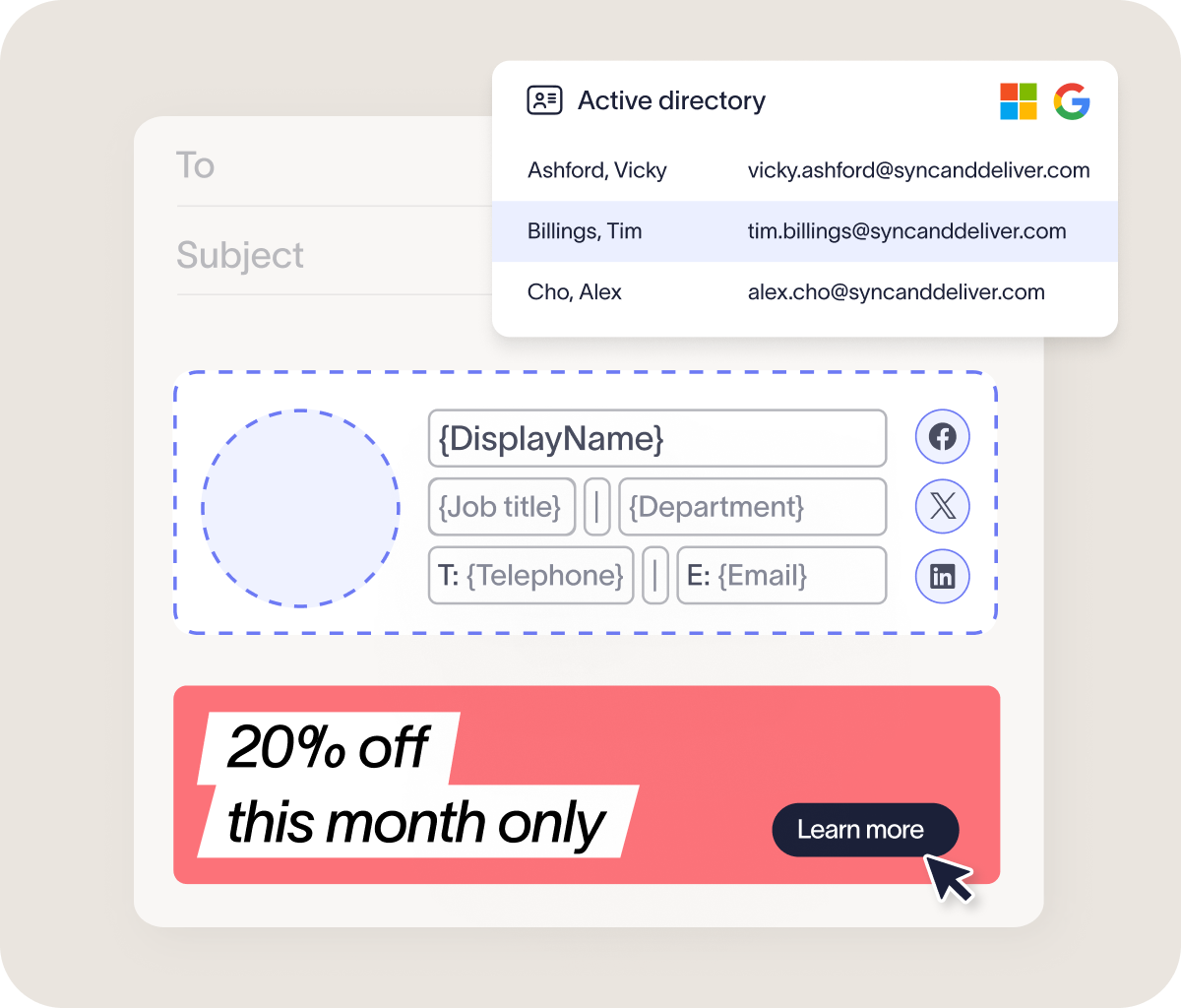 automate email signature management