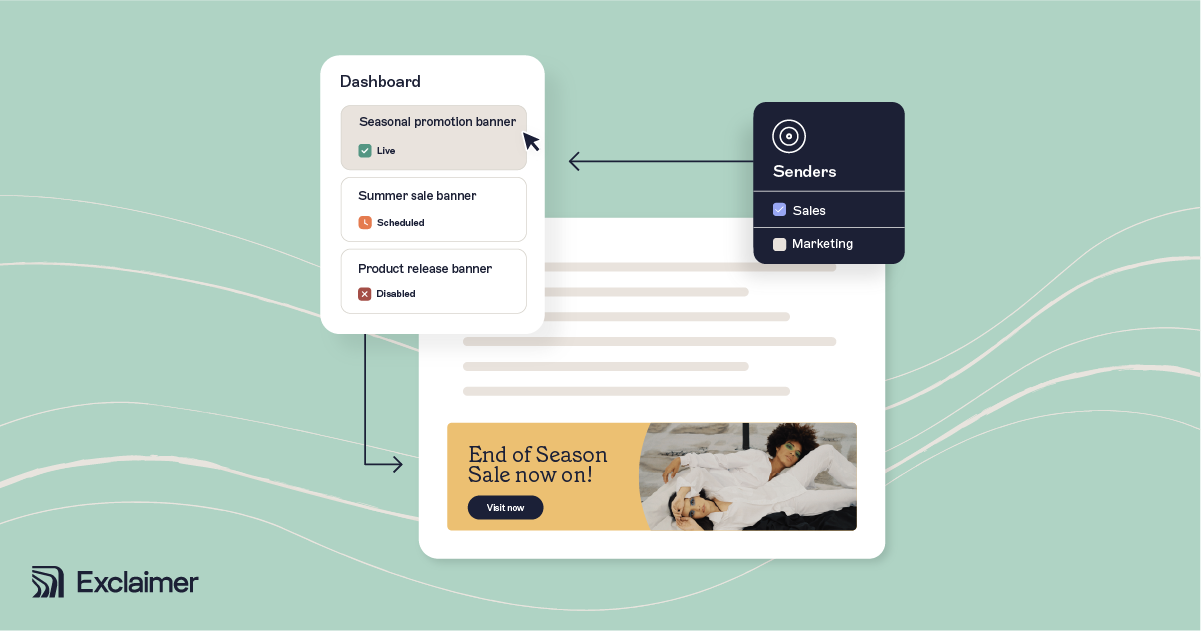 Creating banners in Exclaimer