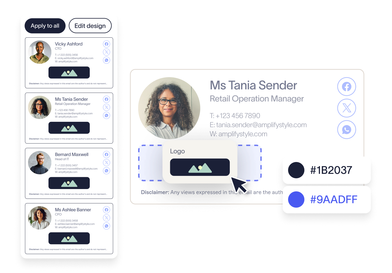 email signature consistency across the entire company