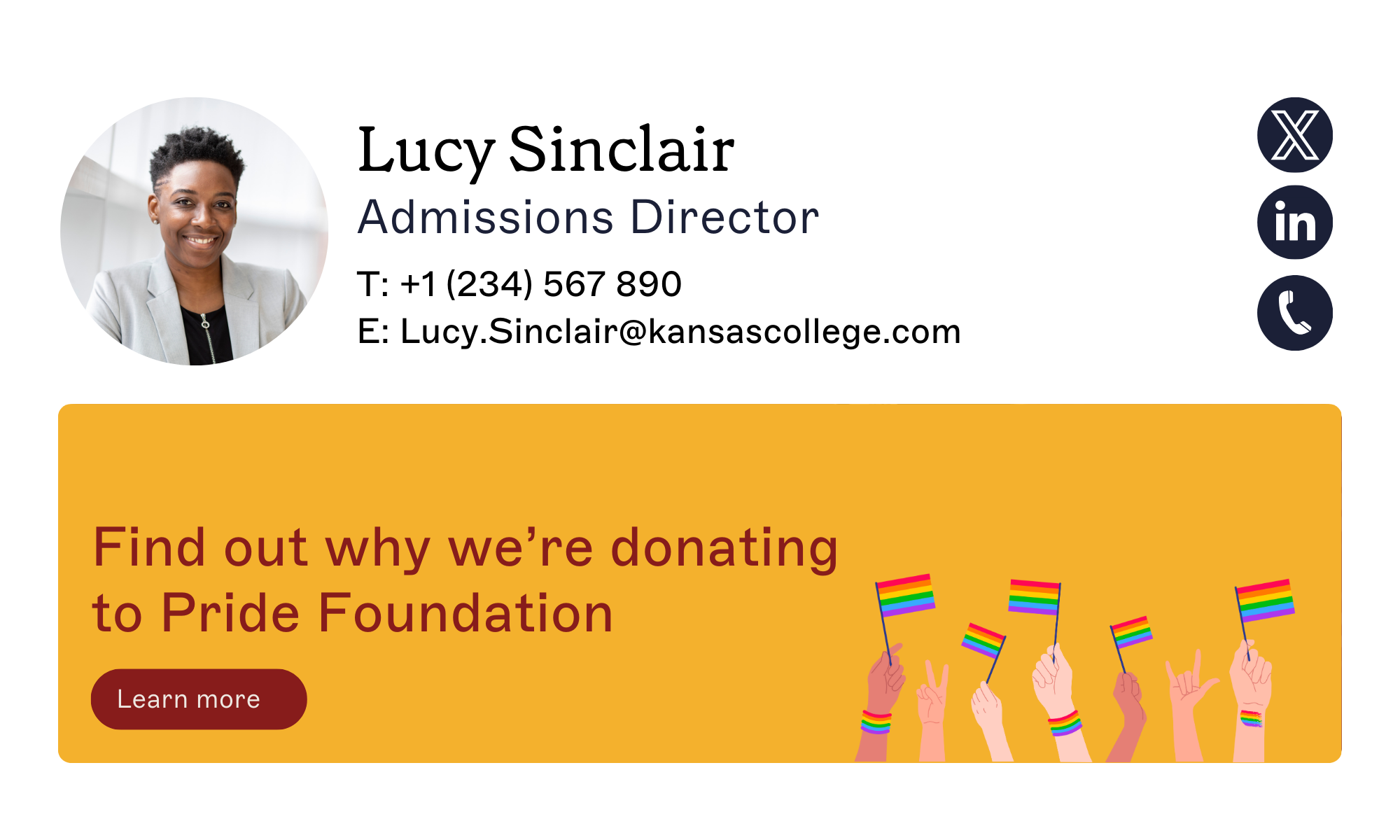 Pride Foundation E-Mail-Signatur
