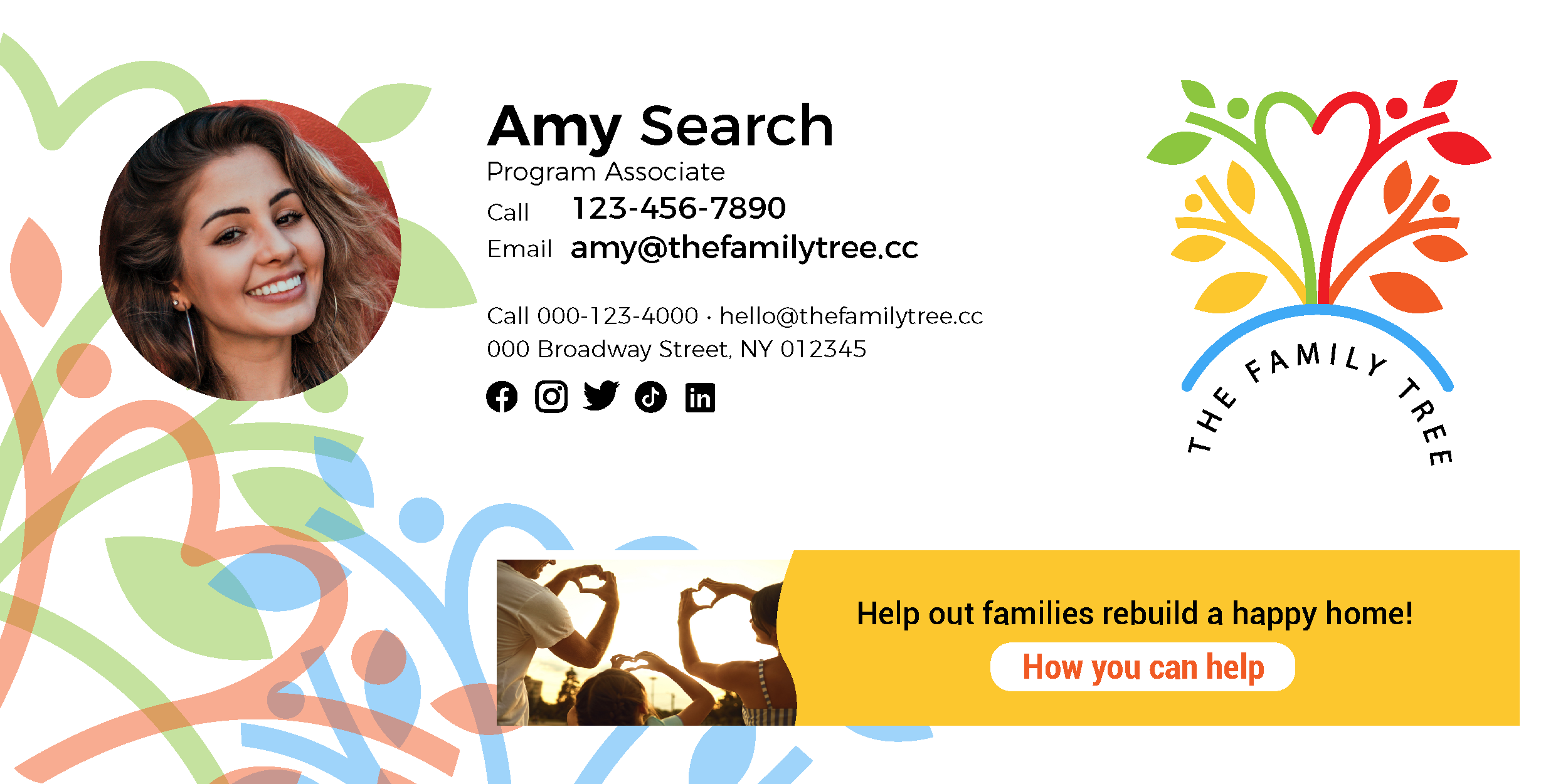 office 365 signature for charity