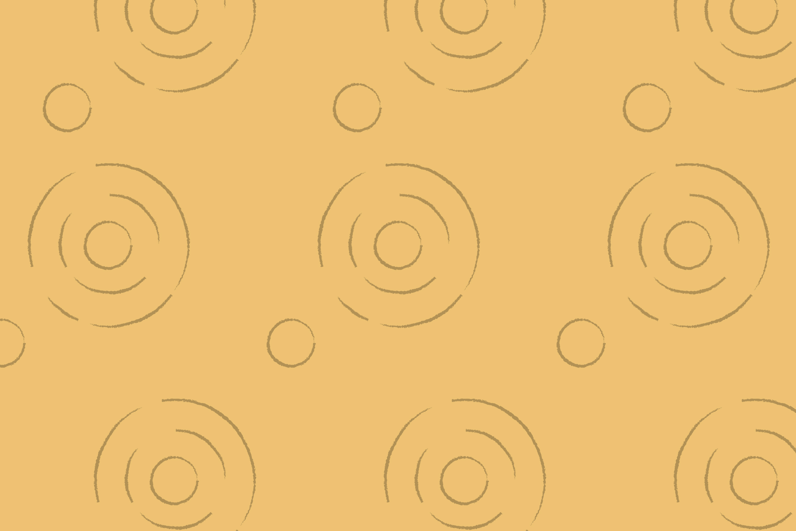 multiple circles on yellow