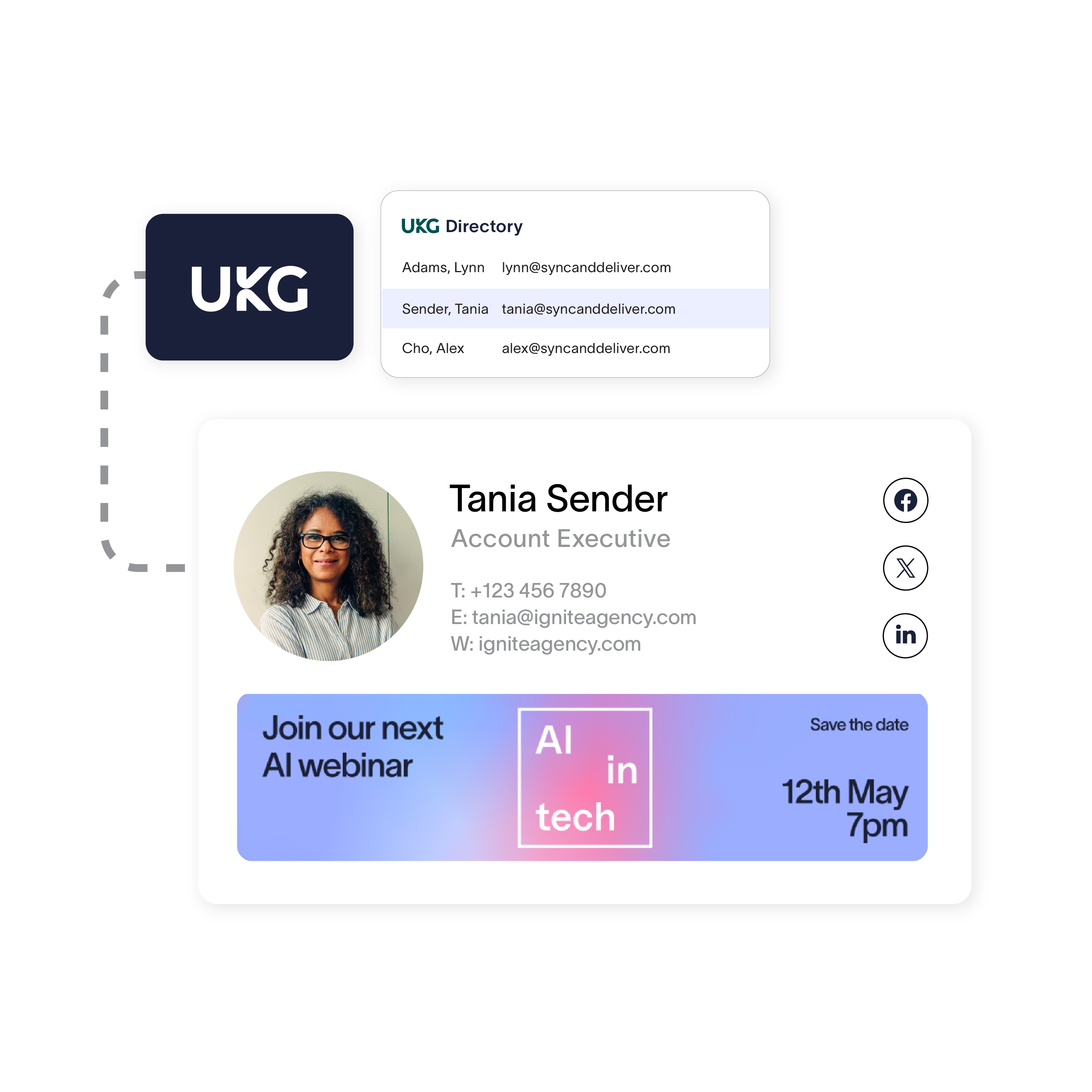 UKG Ready integration graphic