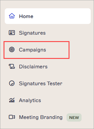 Access Campaigns in Exclaimer