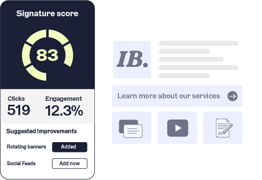 signature score graphic