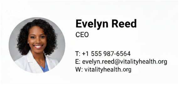 reply email signature example for ceo