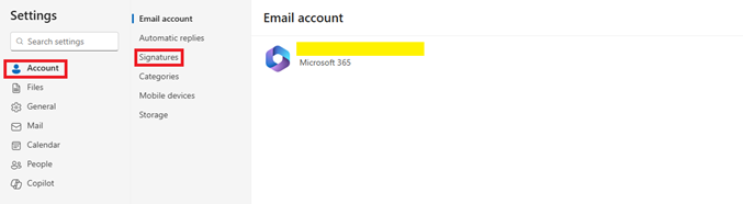 outlook signature location in outlook web (owa)