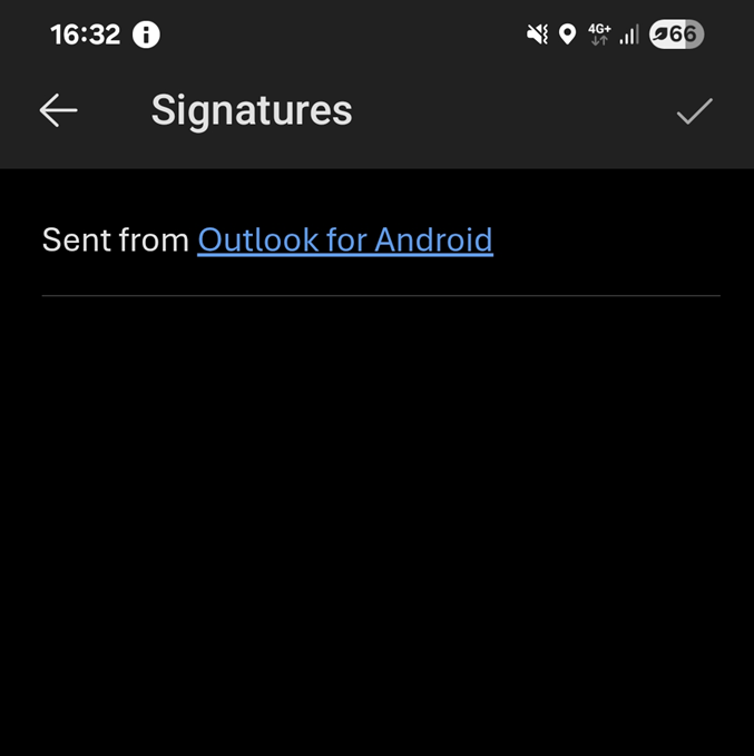 outlook mobile signature editor