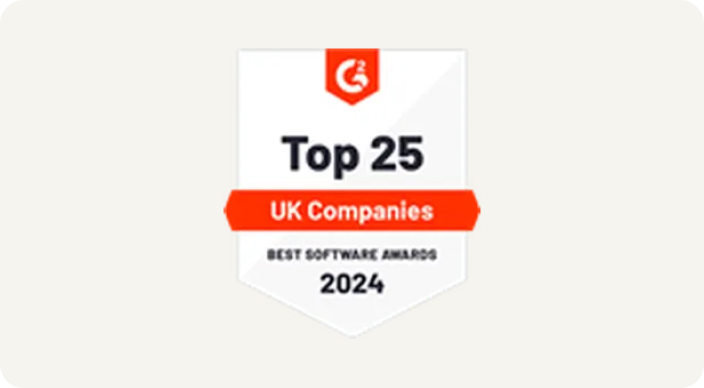 G2: Best Software Companies in UK for 2024