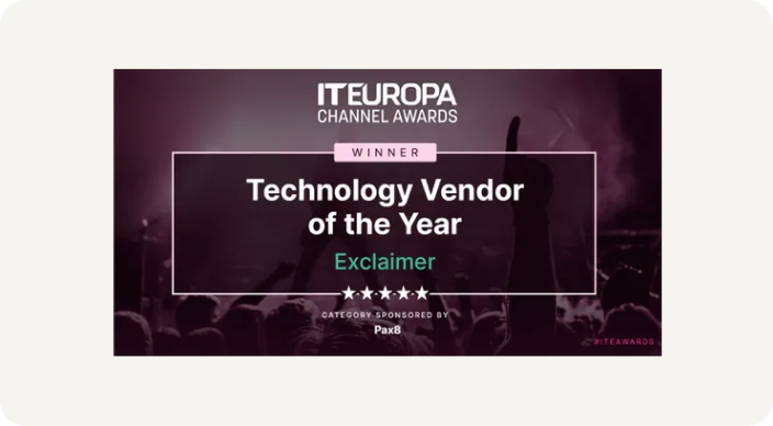 IT Europa Channel Awards 2024: Technology Vendor of the Year