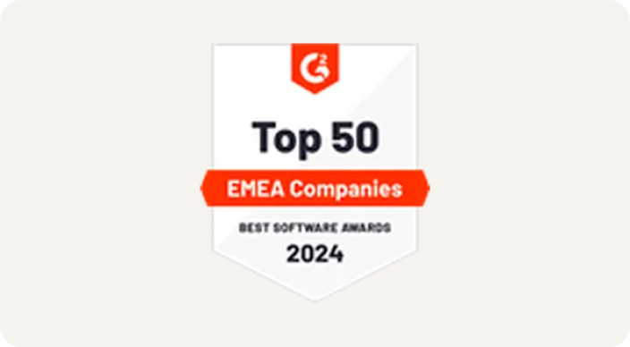 G2: Best Software Companies in EMEA for 2024
