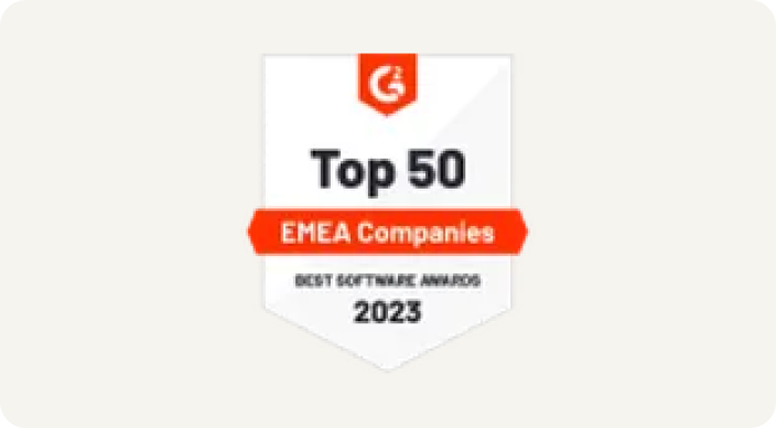 G2 Best Software Product Awards 2023 – EMEA