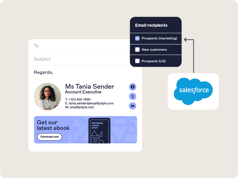 exclaimer salesforce integration