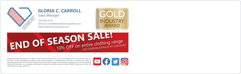 professionelle E-Mail-Signatur für Vertriebsleiter