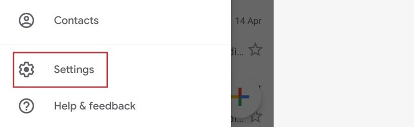 Go to Settings on your Android device