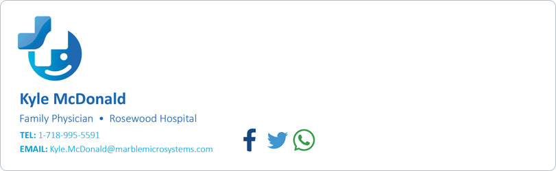 doctor email signature for family physician