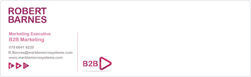 Marketing-Executive-Signatur für professionelle E-Mails