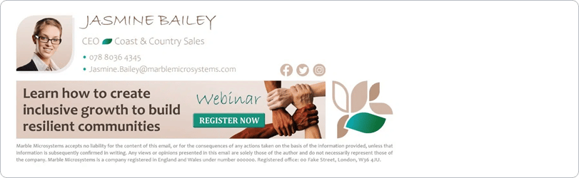 E-Mail-Signatur für den CEO